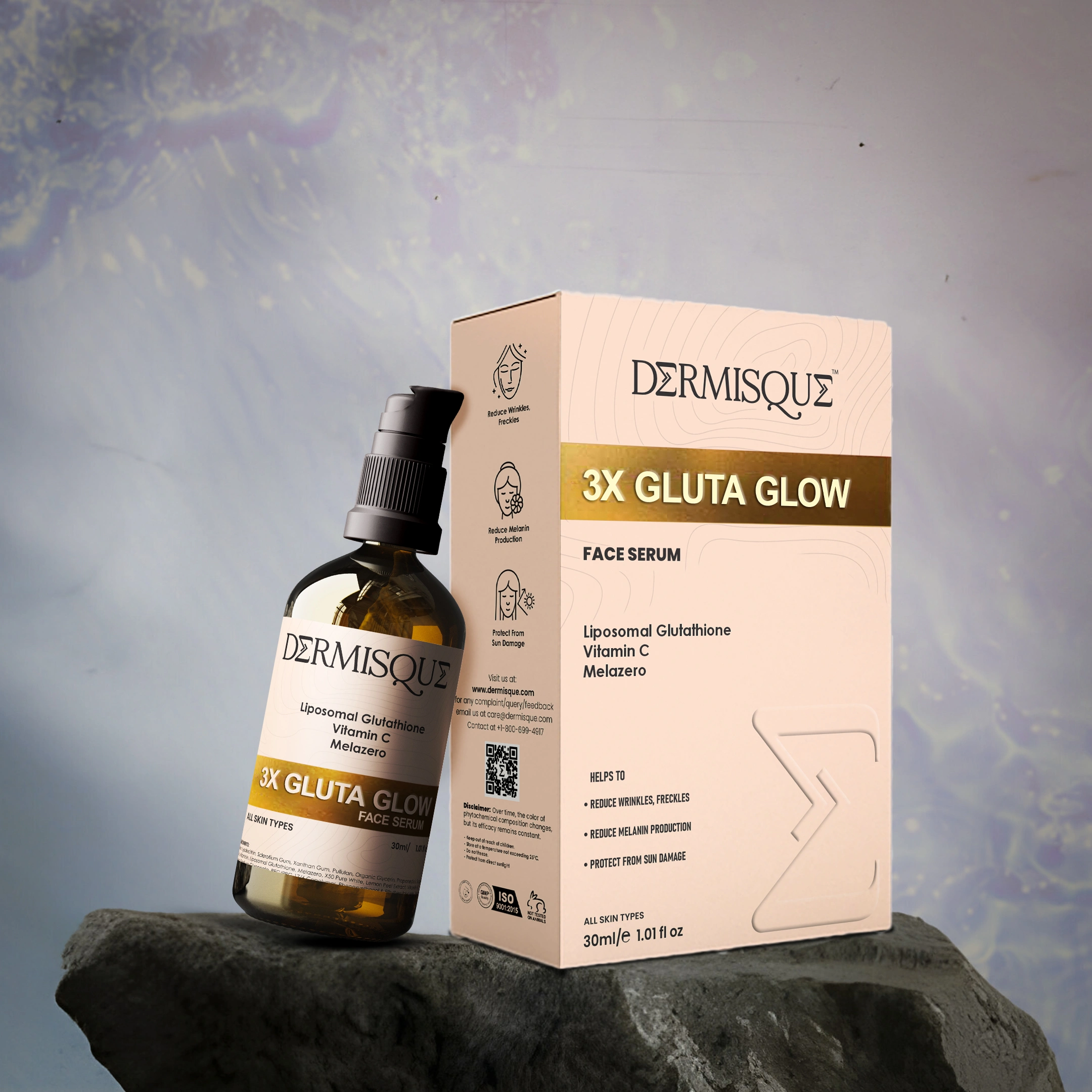 Dermisque 3X Gluta Glow Face Serum